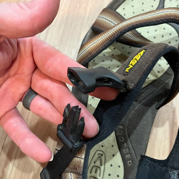 Keen Mens Brown Anatomic Footbed Open Toe Strap Sandals Size 11.5 - Picture 4 of 16